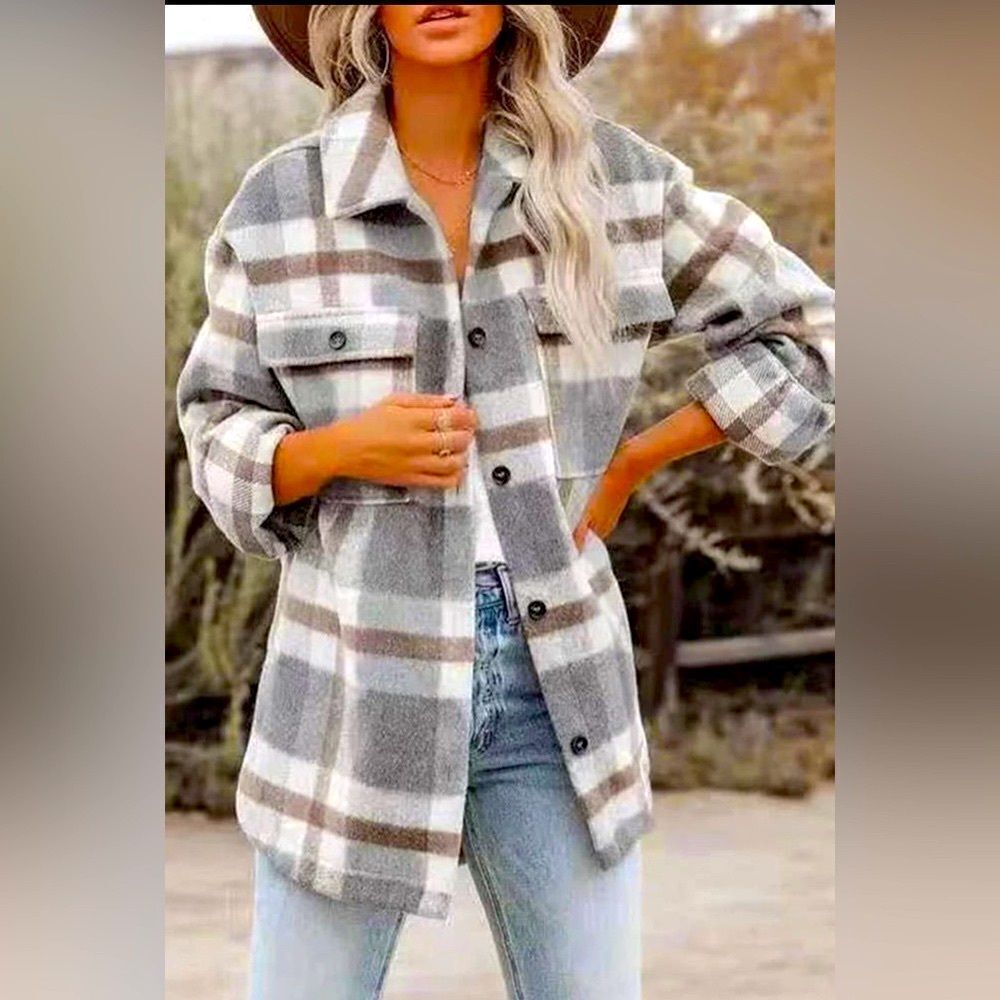 Plaid Flannel Jacket